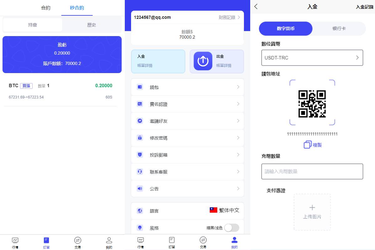 海外FX7综合外汇交易所系统源码/合约挂单交易/秒合约交易/K线全局控插图3